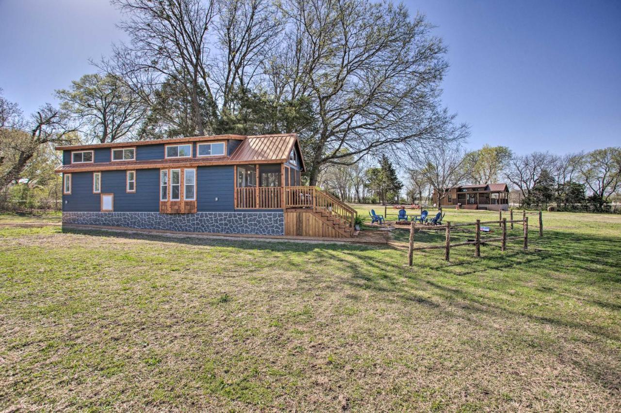 Cozy Mckinney Tiny Home With Porch And Fire Pit! Extérieur photo