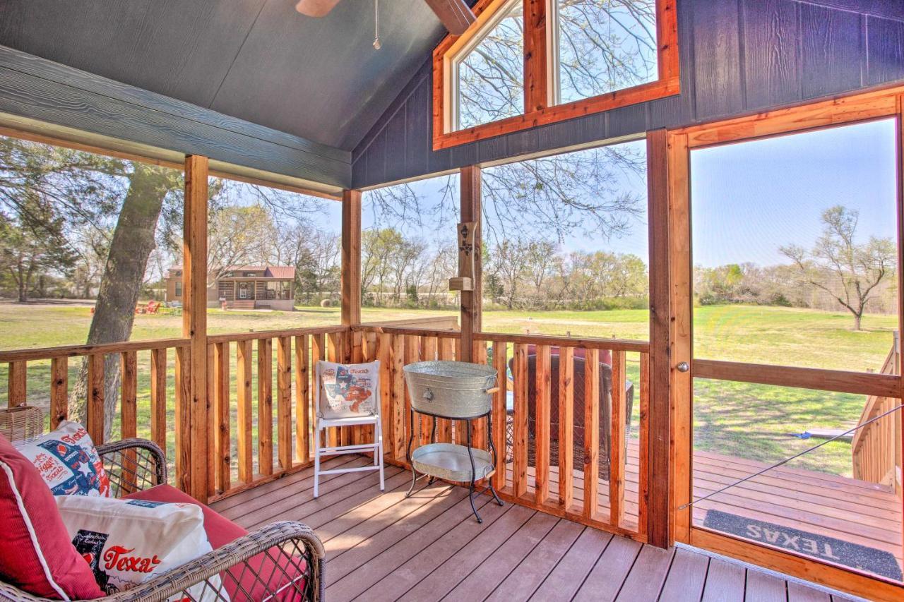 Cozy Mckinney Tiny Home With Porch And Fire Pit! Extérieur photo