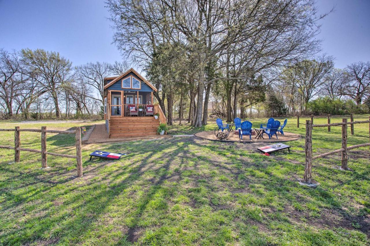 Cozy Mckinney Tiny Home With Porch And Fire Pit! Extérieur photo